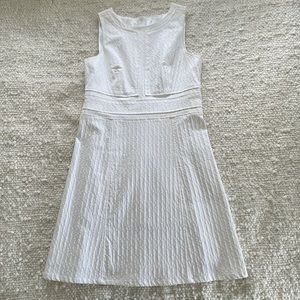 cartise white fitted dress